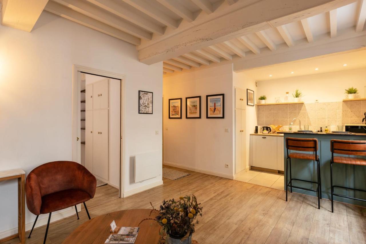La Vague - Breath Of Freshness In Center Of Honfleur - Free Parking 550M Apartment Exterior photo